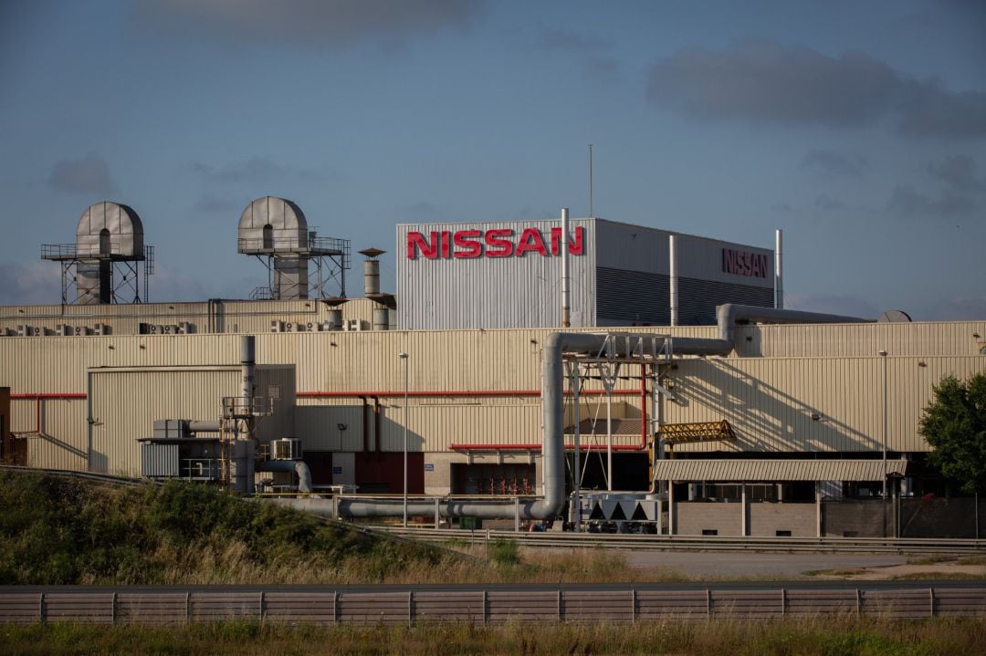 Exterior de la fábrica de Nissan en la Zona Franca de Barcelona