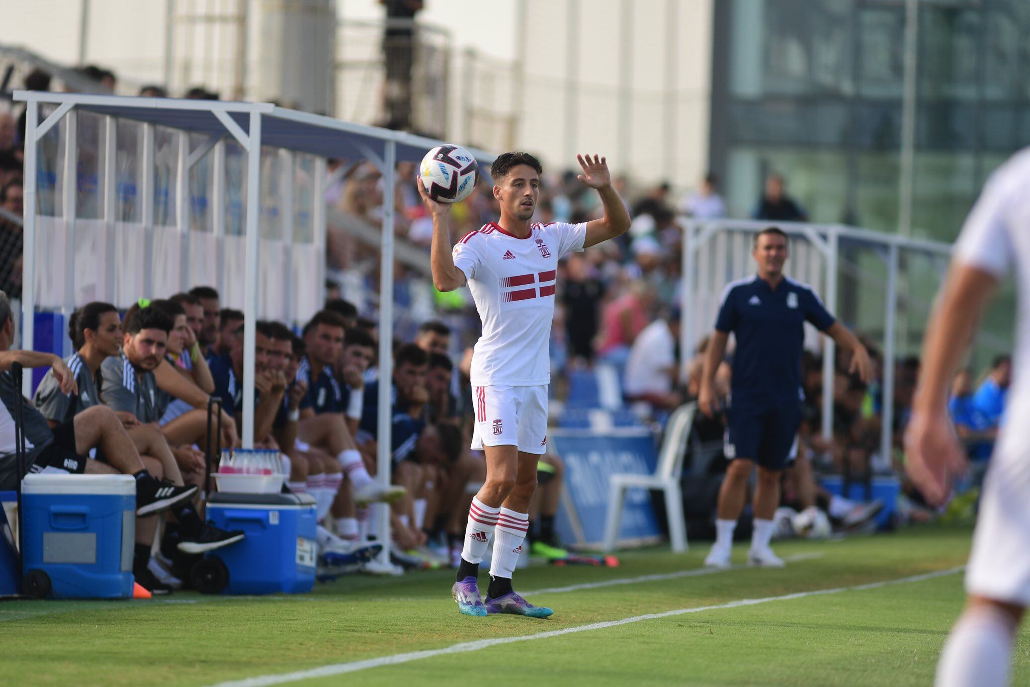 Julián Delmás durante la pretemporada