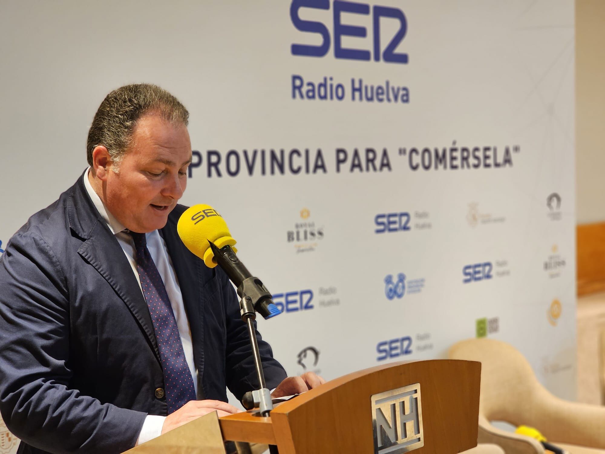 David Toscano en el encuentro &#039;Una provincia para comérsela&#039; de Radio Huelva Cadena SER