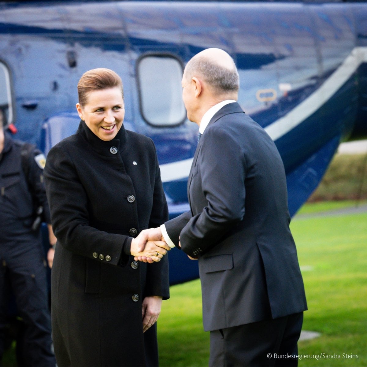 El canciller alemán Olaf Scholz recibe en Berlín a la primera ministra danesa, Mette Frederiksen