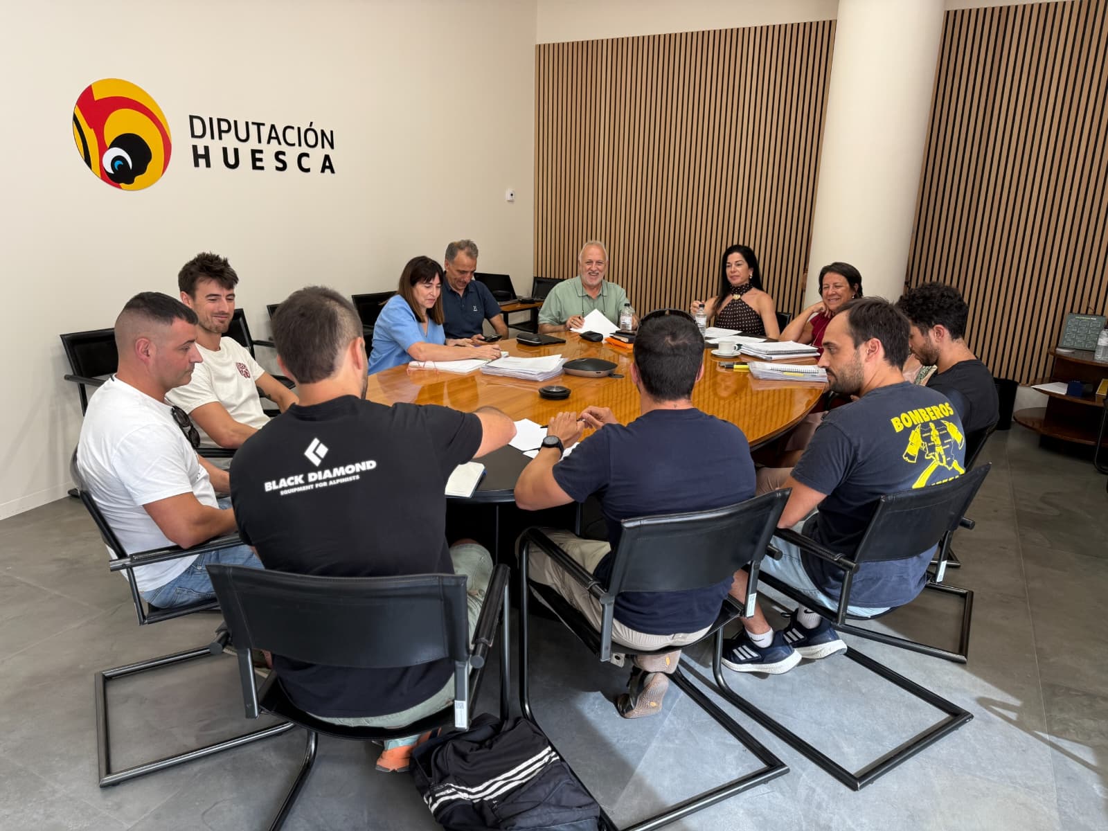 Reunión celebrada este viernes al mediodía.