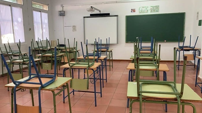 Un instituto de secundaria en La Línea