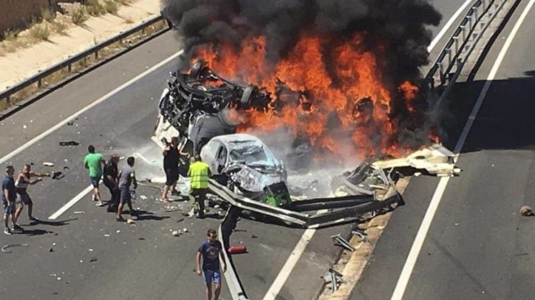 Imagen del accidente ocurrido en agosto