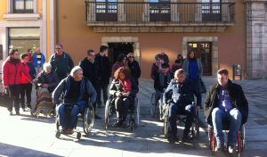 Inician el paseo en silla de ruedas