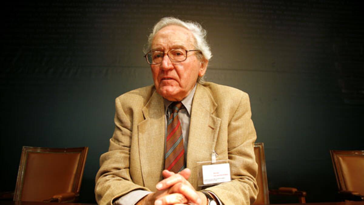 Fallece el jurista salmantino Elías Díaz, Premio Castilla y León de Ciencias Sociales y Humanidades