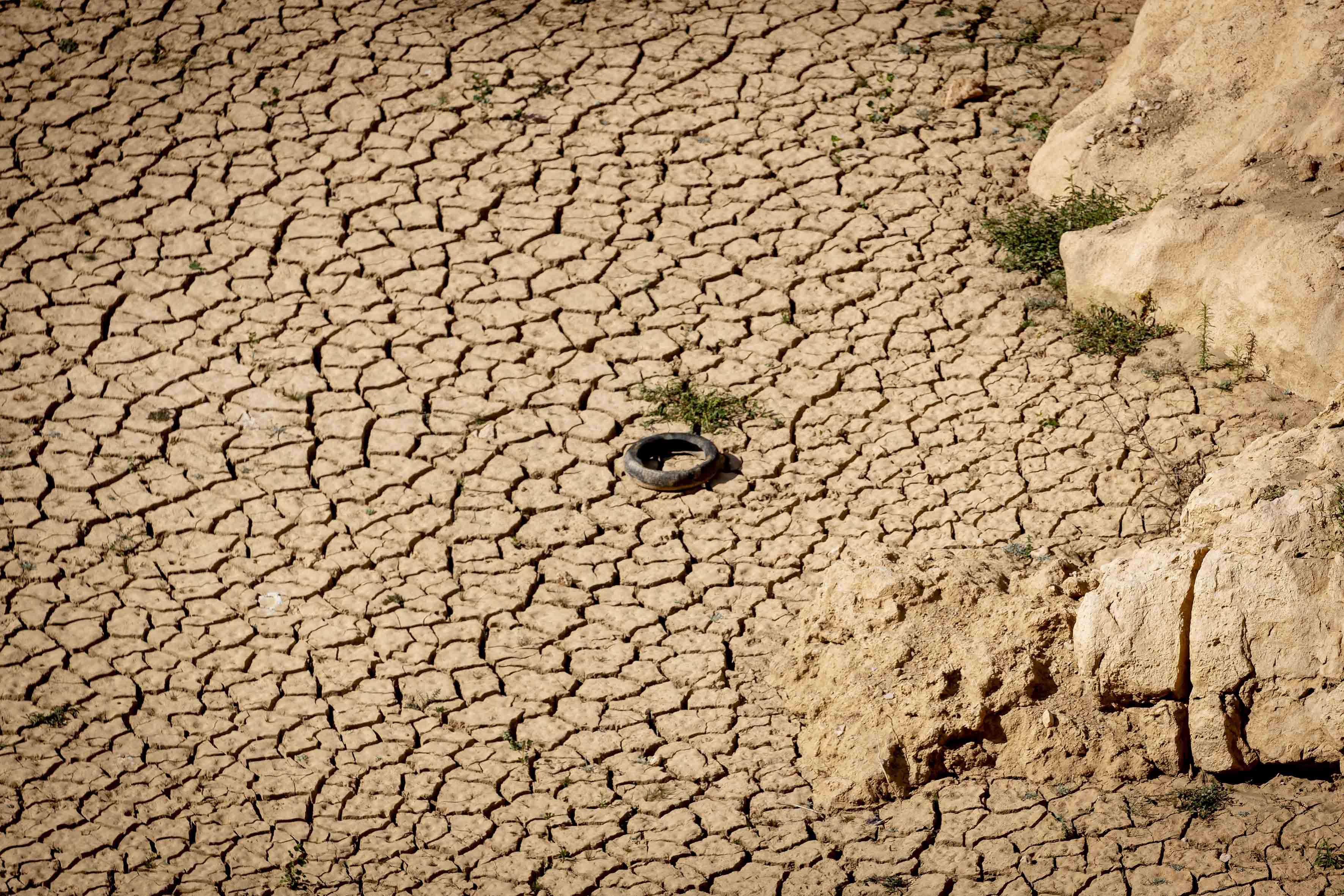 Un embalse en Cataluña a menos del 1% de su capacidad. Archivo.