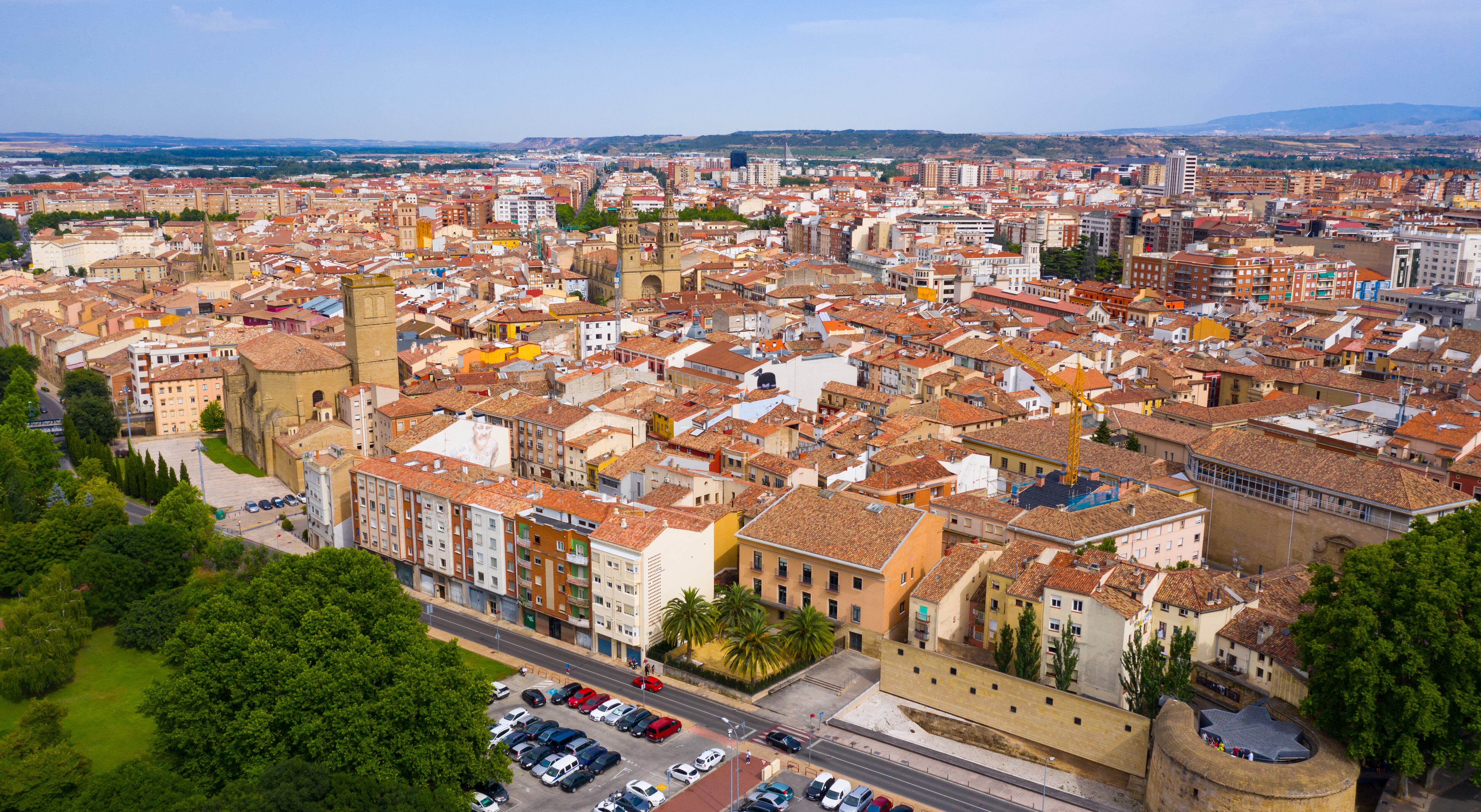 Vista aérea de Logroño