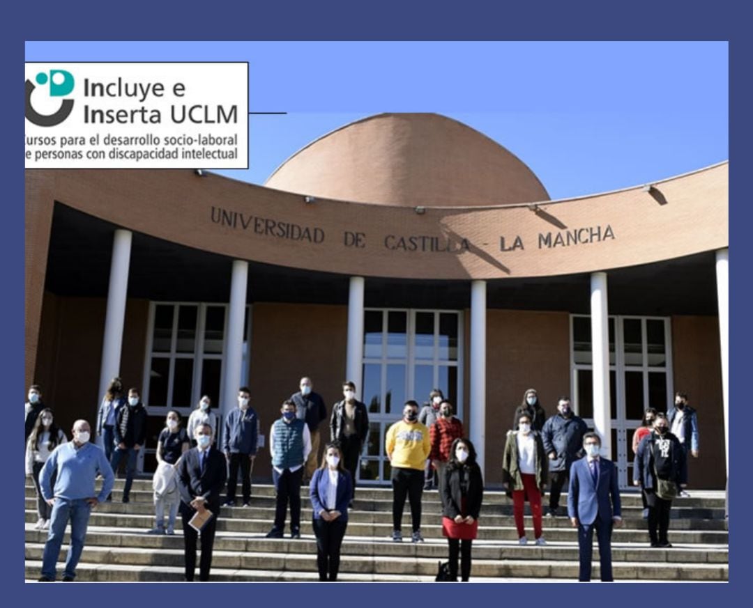 Alumnos y profesores de la cuarta edición del programa Incluye e Inserta UCLM. 