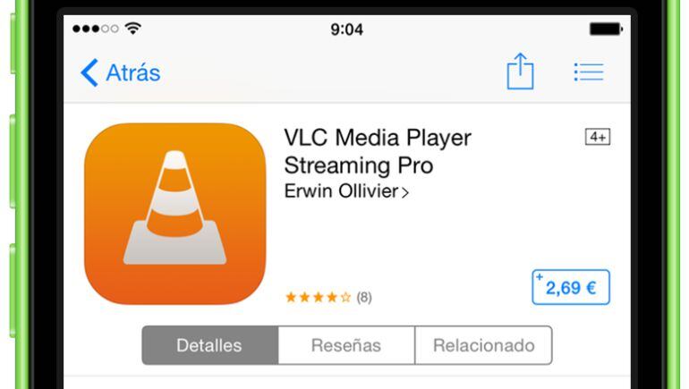 VLC de pago, una aplicación supuestamente fraudulenta en la App Store de Apple