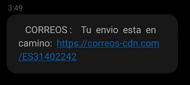 Los responsables del ataque te enviarán un SMS.