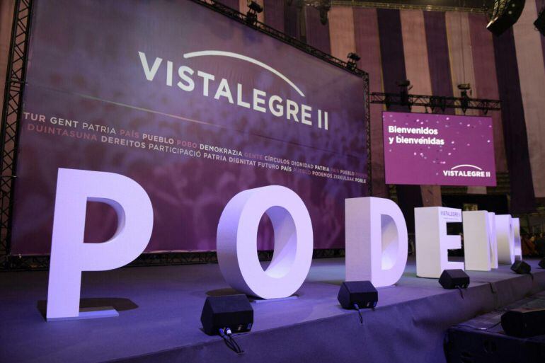 Imagen de archivo de una asamblea de Podemos