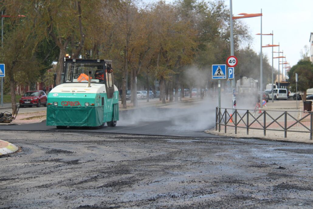 Obras en Avenida de la Constitución de Alcázar / Ayto Alcázar