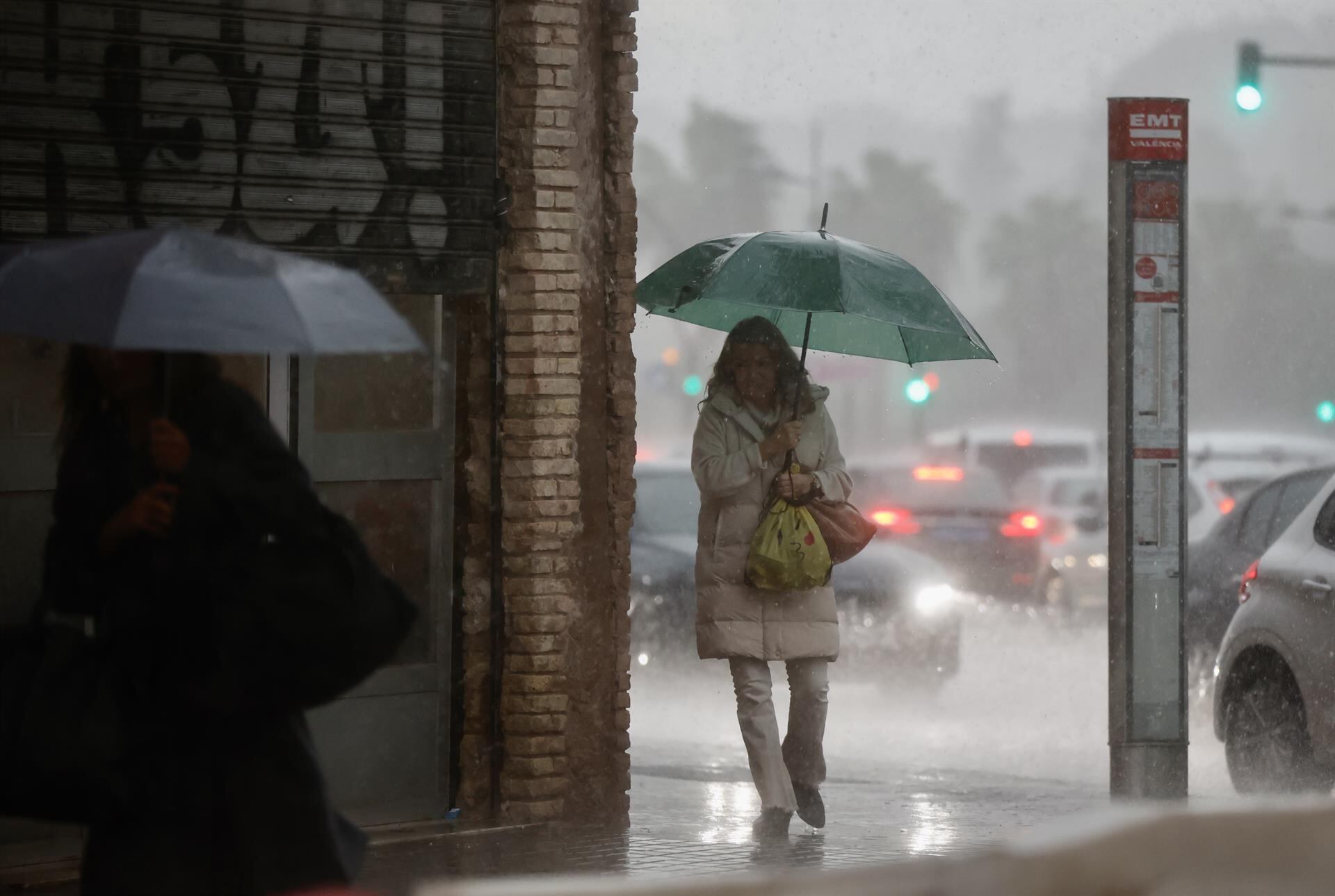 Lluvia en València (archivo)