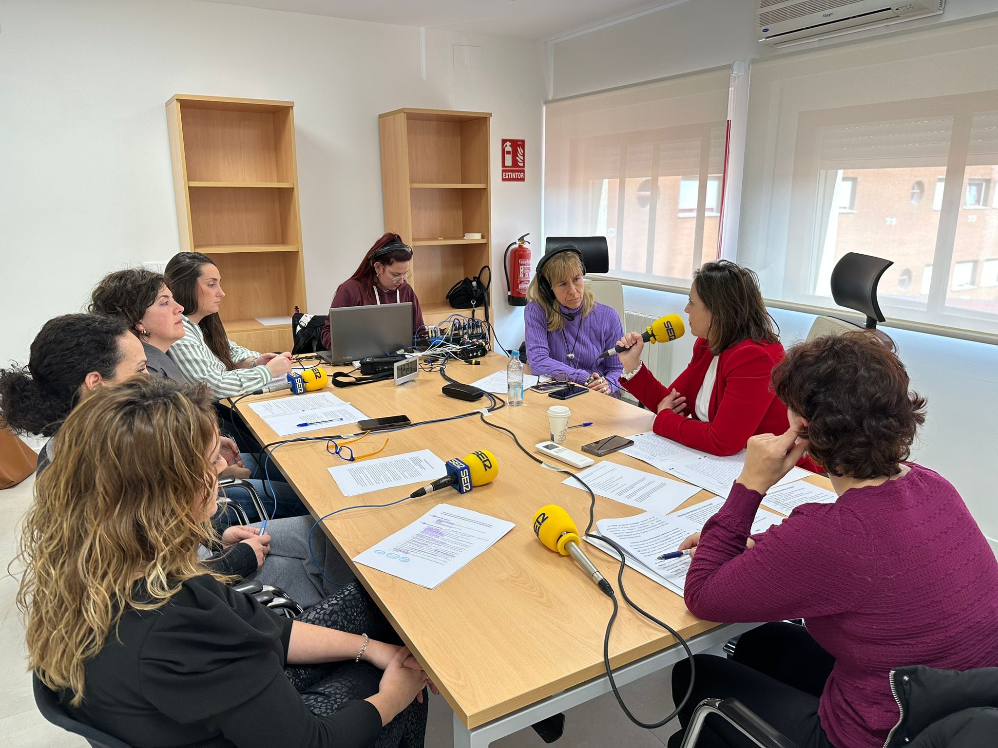 Un momento del programa realizado desde el Centro de Atención Integral 24 horas