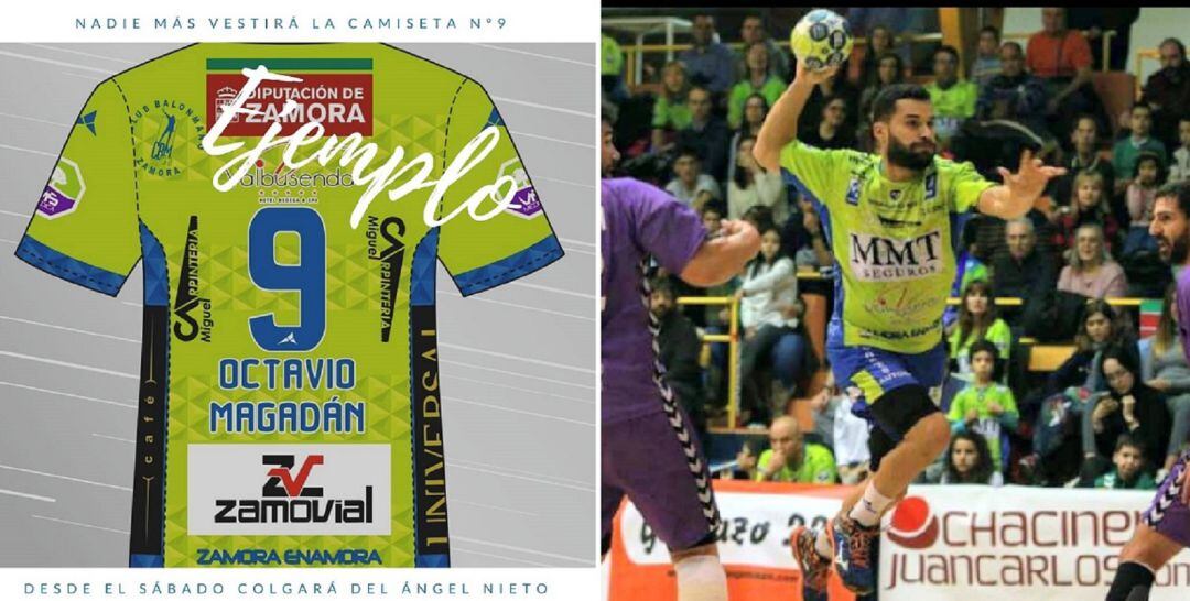 La camiseta con el 9 de Octavio se retira este sábado