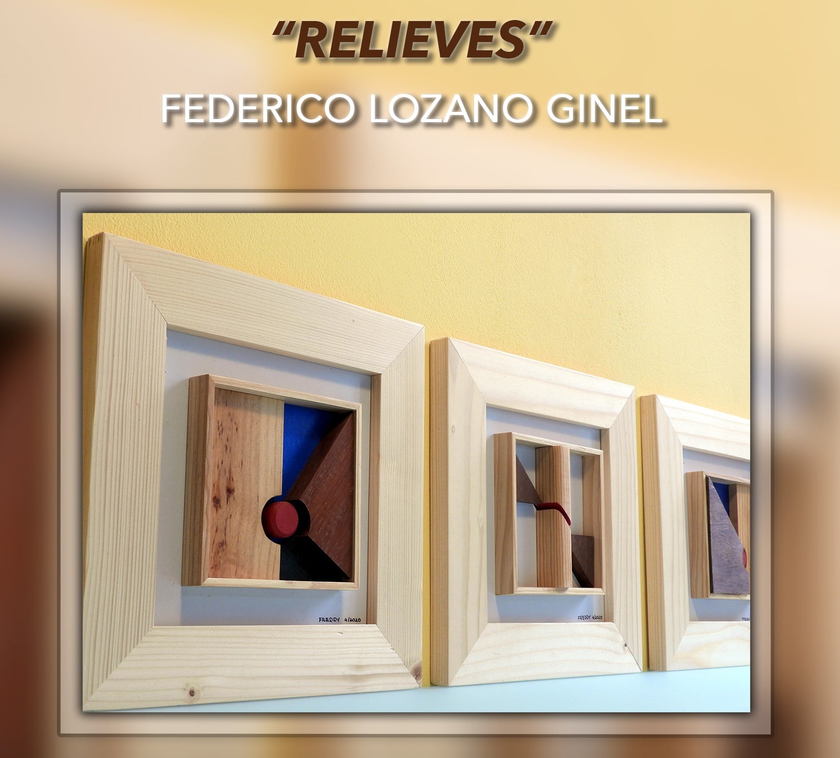 La exposición &quot;Relieves&quot; de Federico Lozano Ginel llega a Carrión de los Condes