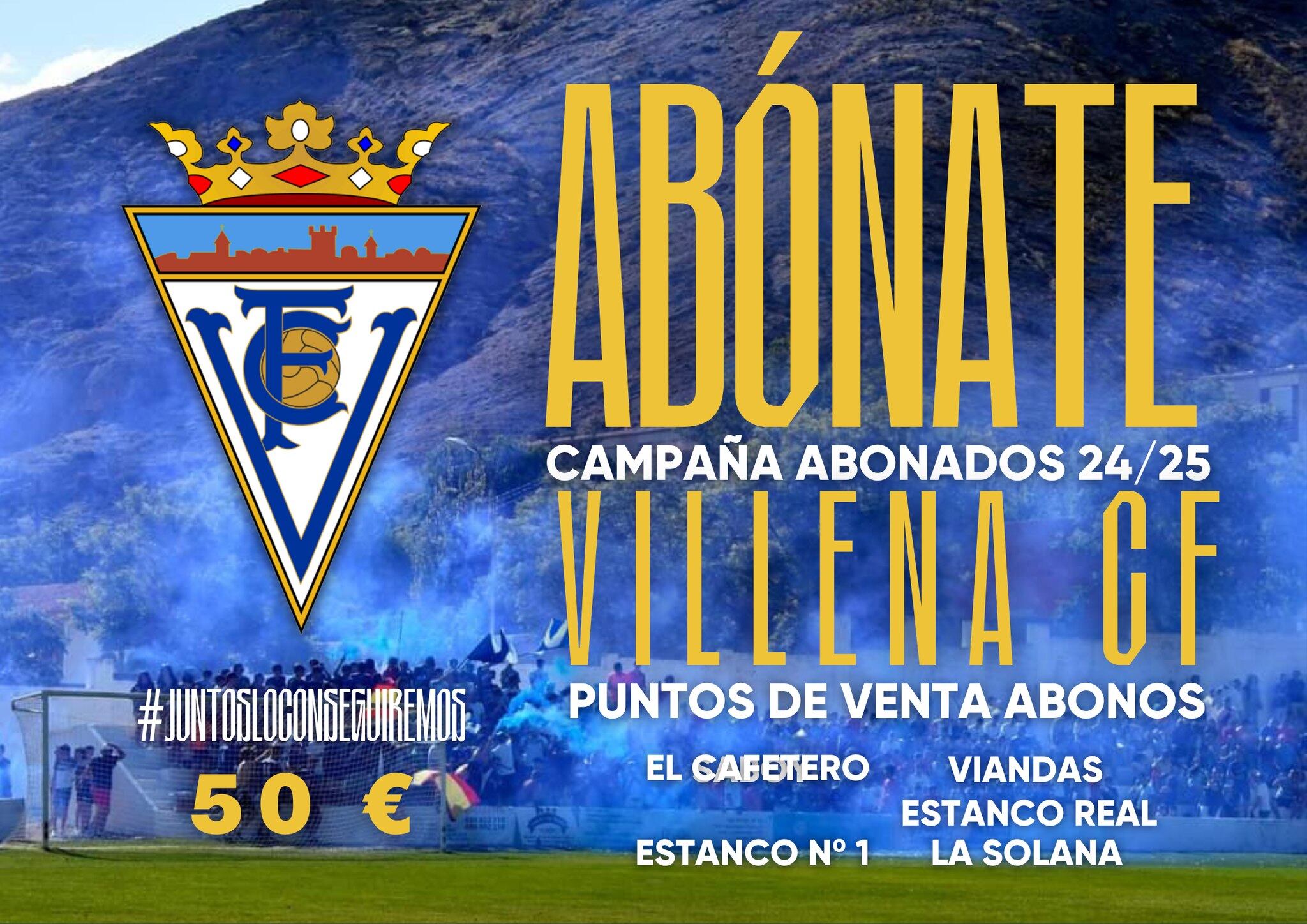 Cartel de la campaña de venta de abonos