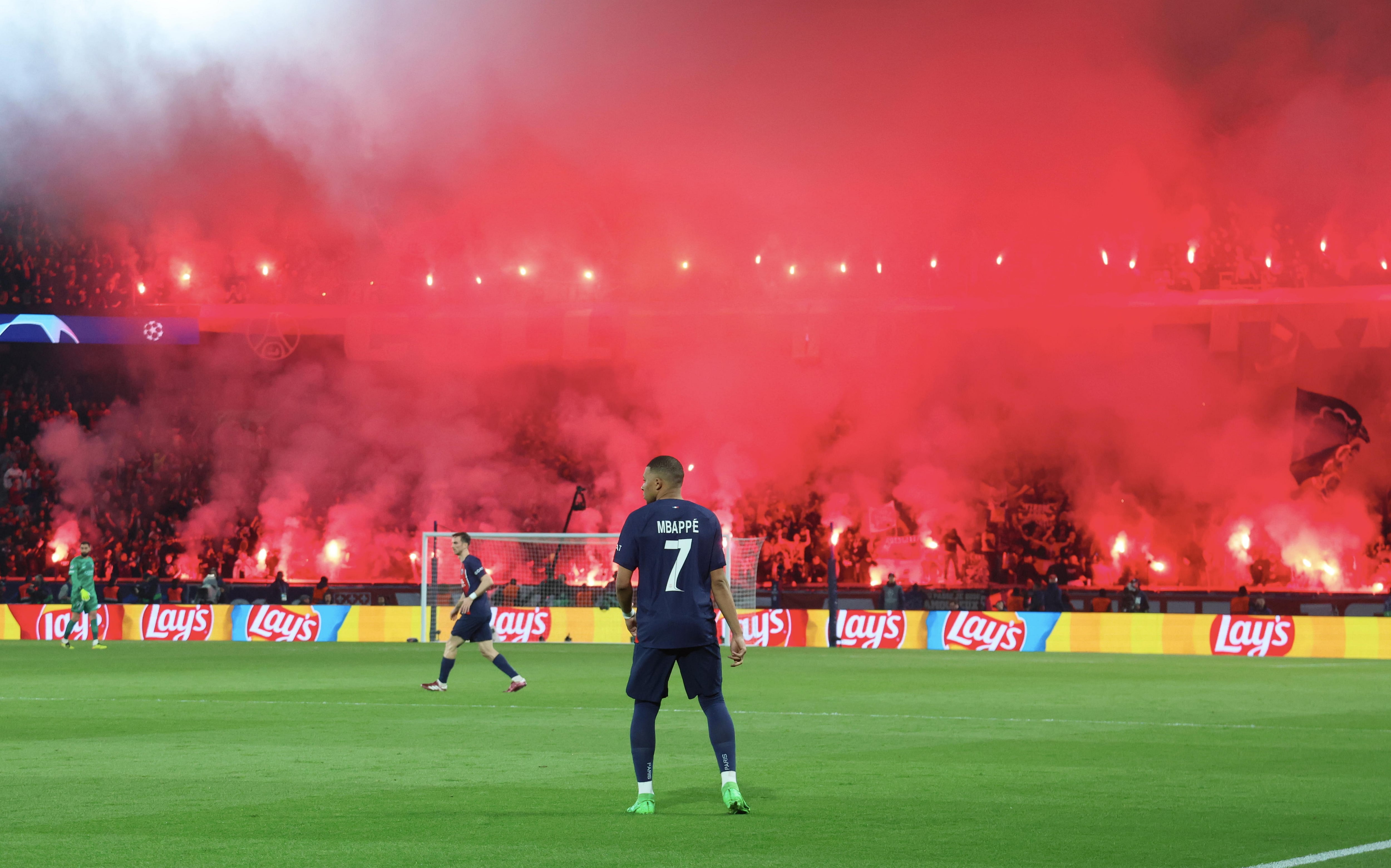 Kylian Mbappé, durante uno de sus últimos partidos con el PSG. (Xavier Laine/Getty Images)