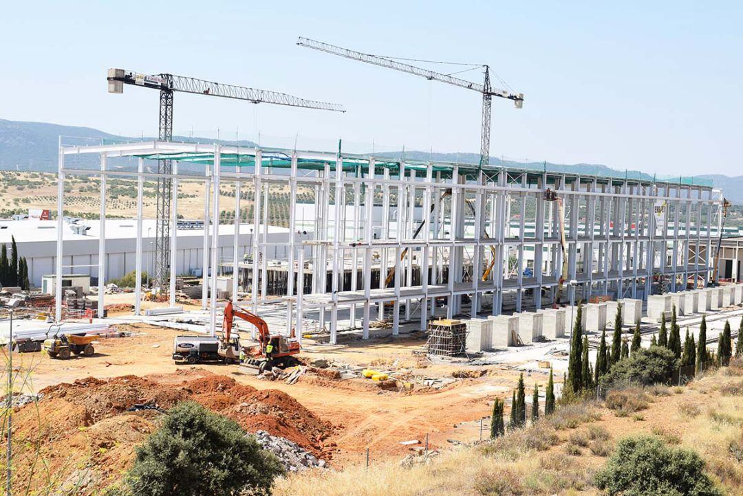 Obras de construcción de Ferrosolar Puertollano