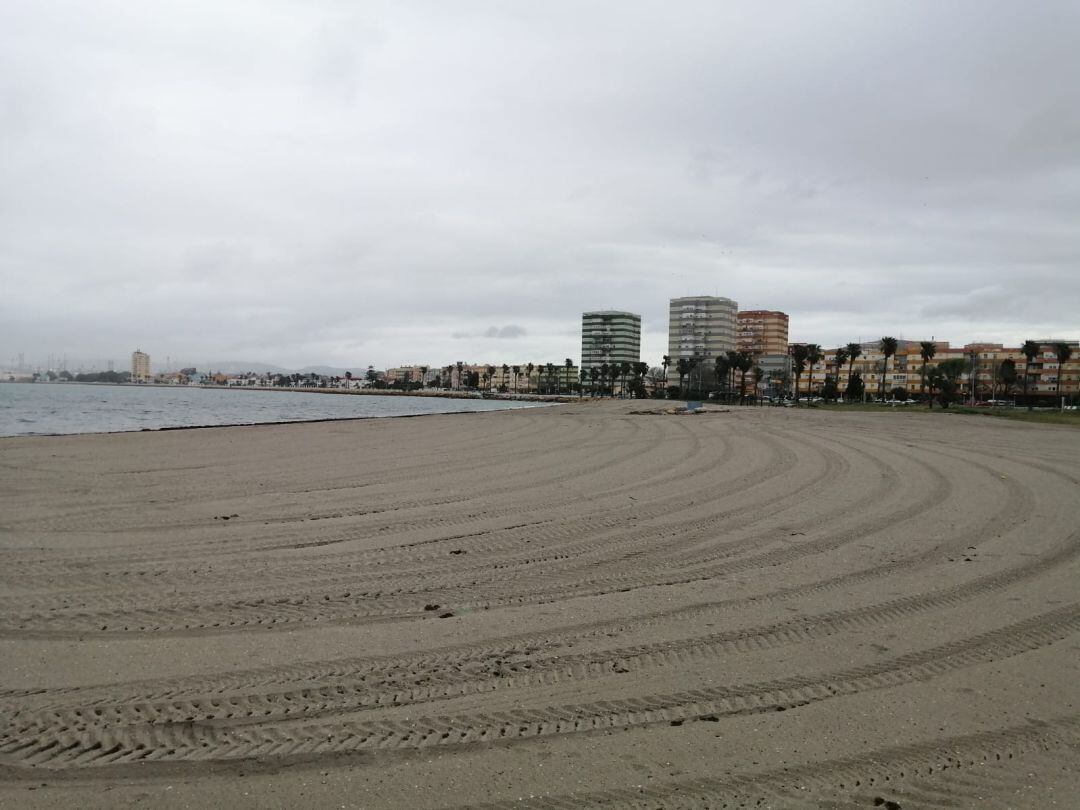 Limpieza de las playas de La Línea.