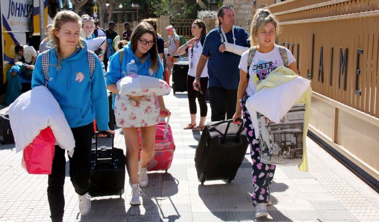 Arribada d&#039;estudiants del Saloufest l&#039;any 2015