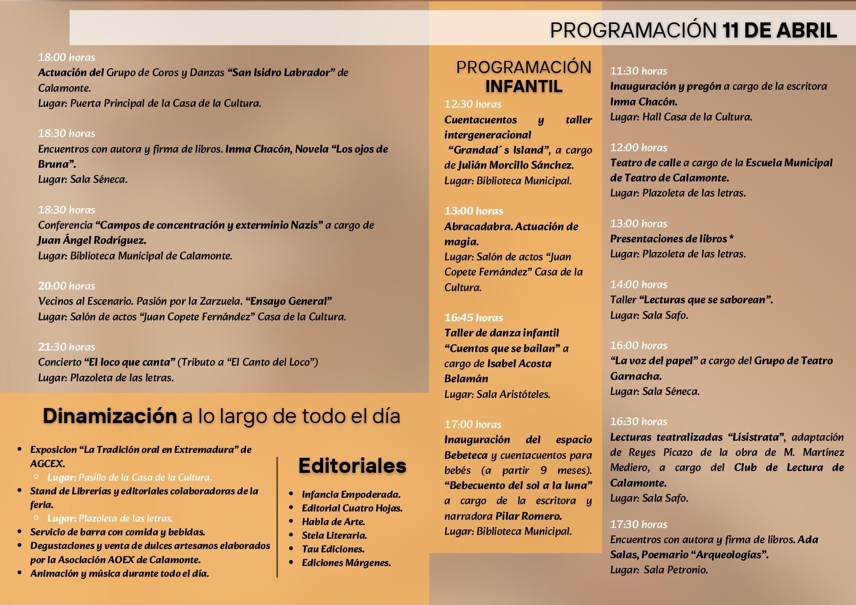 II Feria del Libro de Calamonte 2026