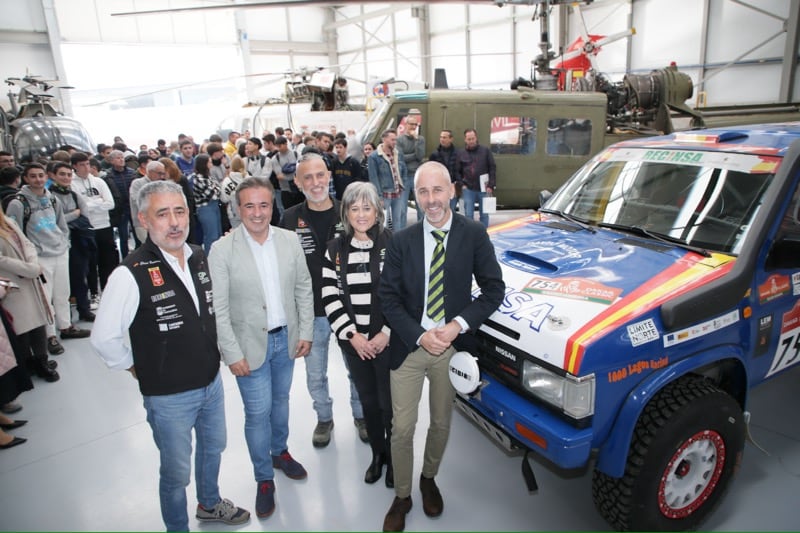 Presentación del Nissan Terrano que participará en el Dakar Classic de Arabia Saudí.