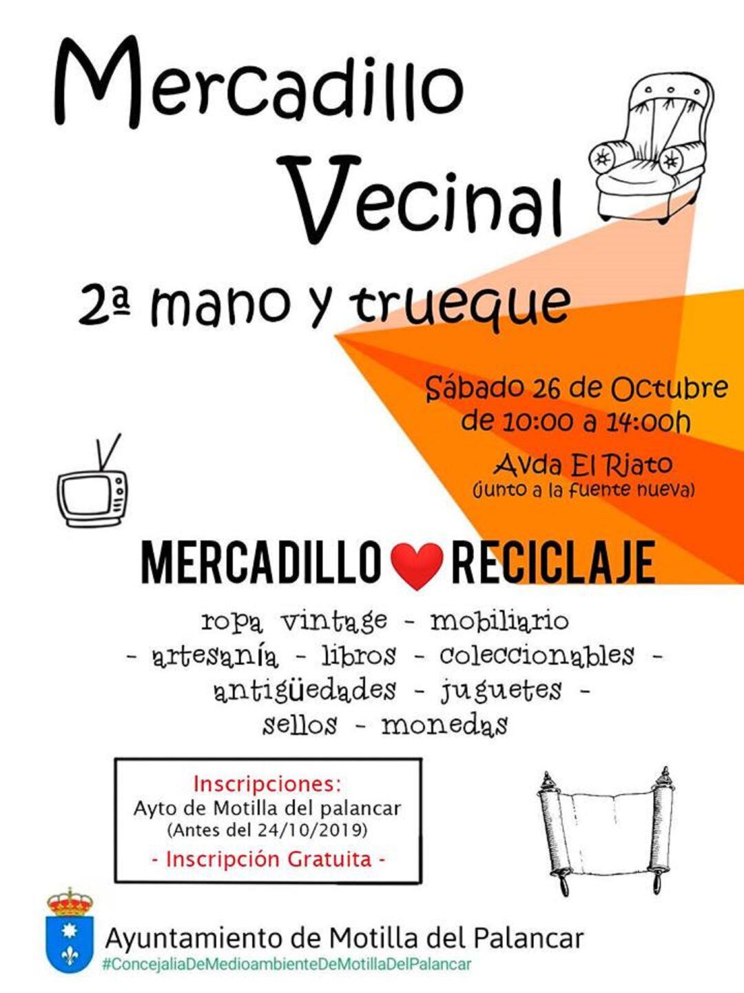 Primer Mercadillo Vecinal de segunda mano y trueque