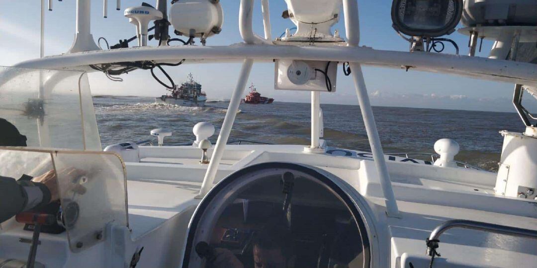 Momento de la búsqueda del Rúa Mar