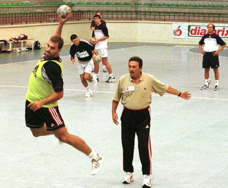 Juan de Dios Román en un entrenamiento.