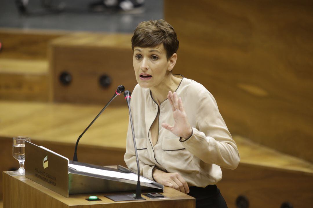 María Chivite, secretaria general del PSN-PSOE. 