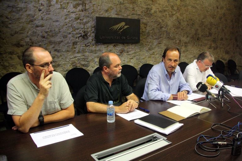 L&#039;equip de la UdG que ha coordinat el projecte del màster per formar professorat a l&#039;Equador.