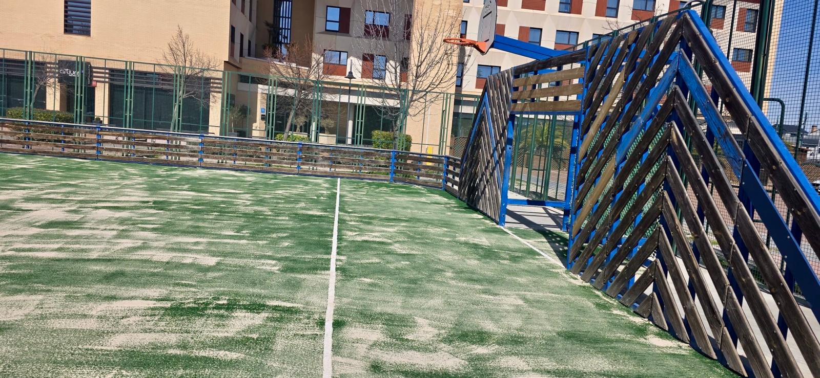 La pista remodelada en Las Artes