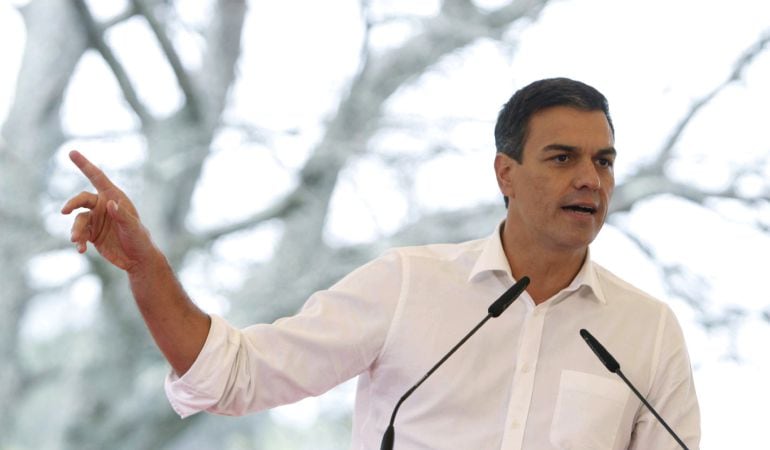 El secretario general del PSOE, Pedro Sánchez