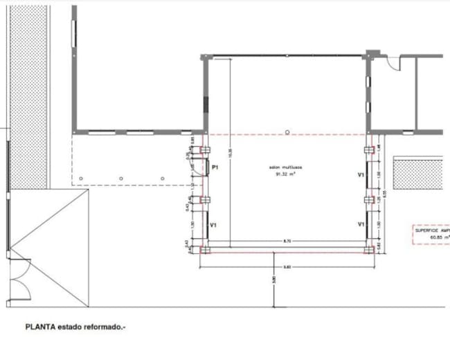 Plano ampliación Biblioteca