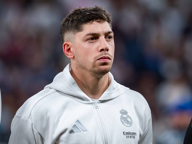 Fede Valverde, durante el partido de Champions League entre Real Madrid y Manchester City
