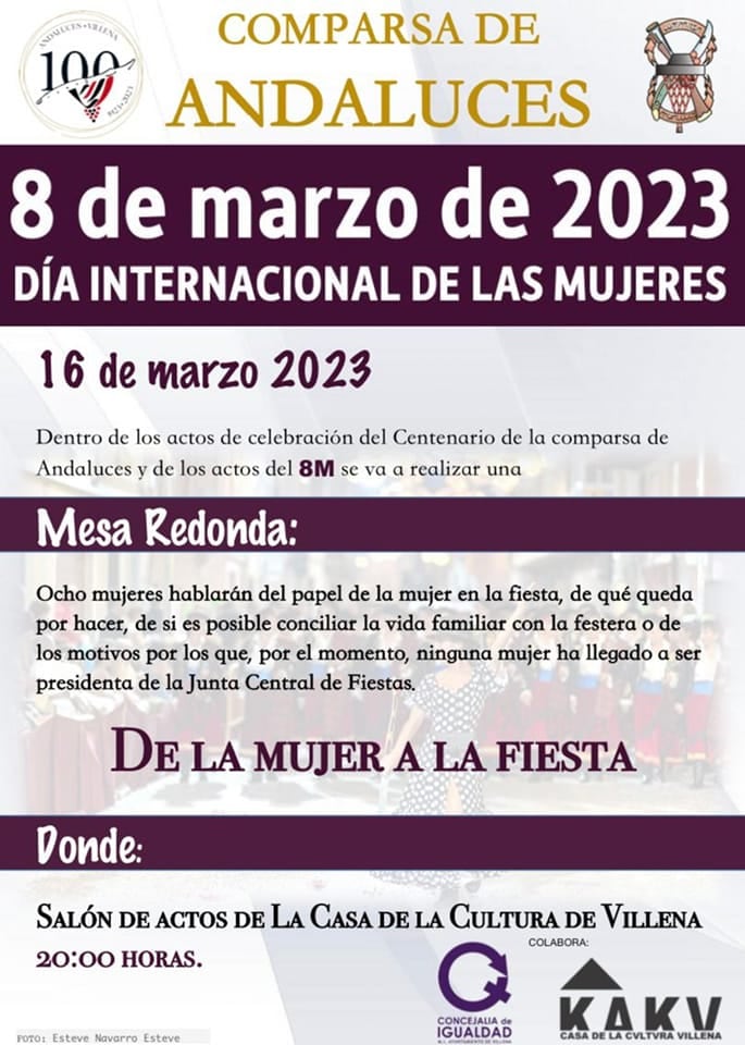 Cartel del acto