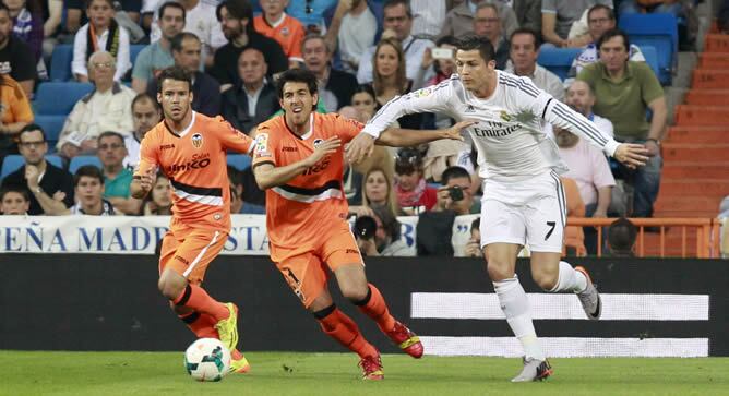 Parejo y Cristiano Ronaldo