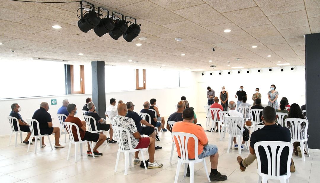 Trabajadores del primer plan de empleo social de 2020 de Xàbia.