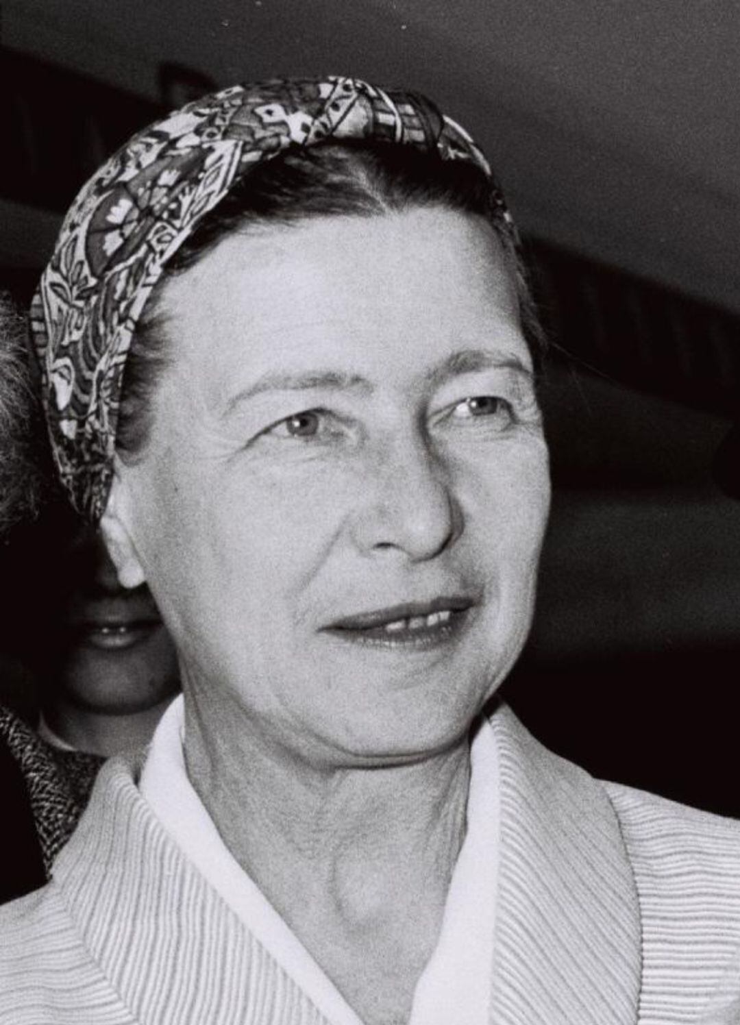 Simone De Beauvoir llegando a Israel.