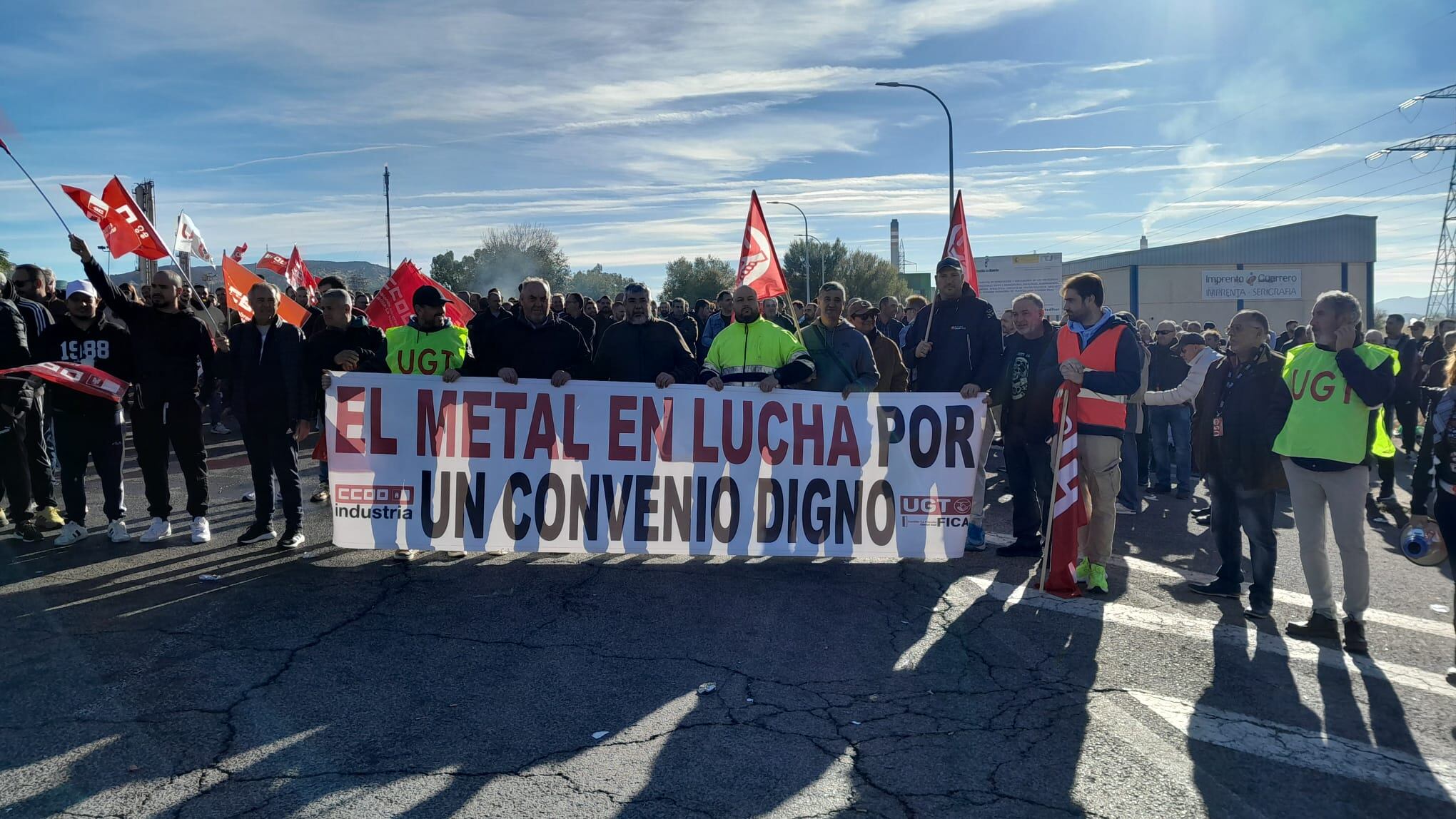 Huelga del Metal en Puertollano