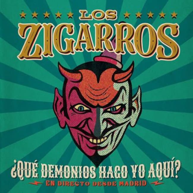 Portada del disco ¿Qué diablos hago yo aquí? directo desde el Circo Price.