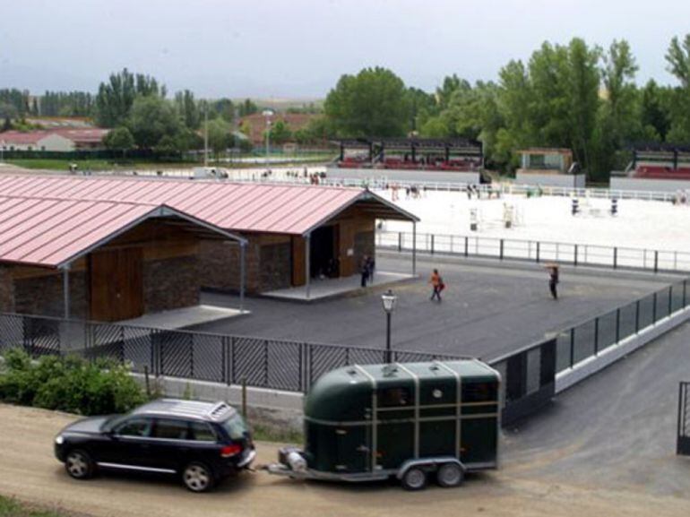 Instalaciones del Centro Ecuestre de Segovia que en estos días se habla de su gestión.