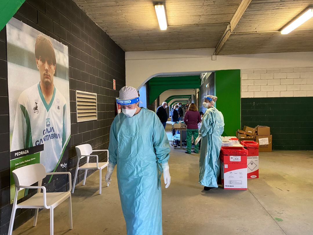 Pruebas en los Campos de Sport.