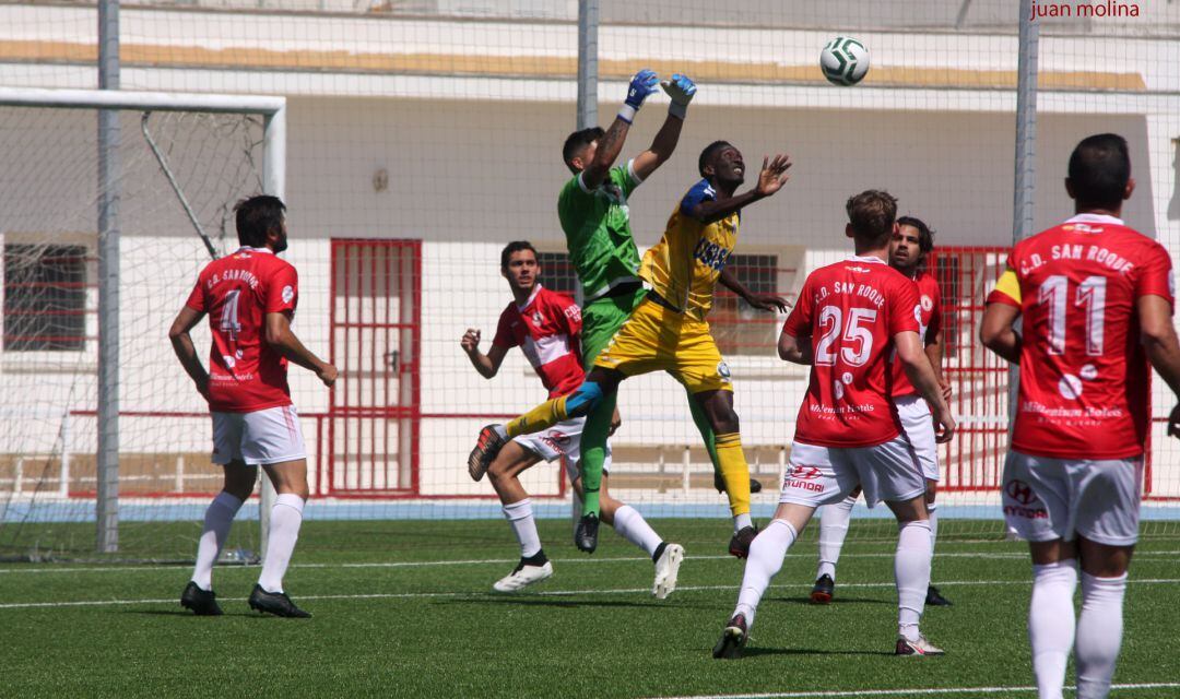 Un momento de un partido.