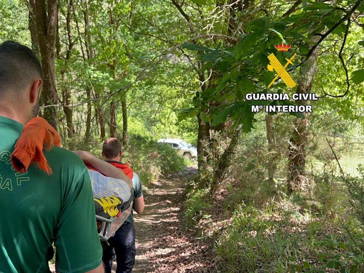 Accidentado un conductor de quad en Parres tras salirse en un cortafuegos