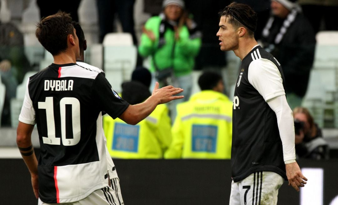 Dybala y Cristiano Ronaldo.