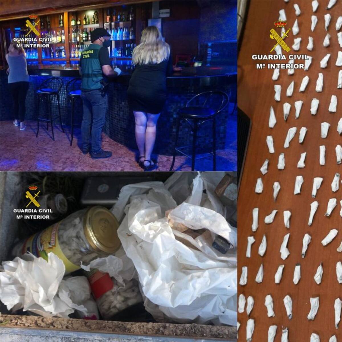 Tres detenidos por tráfico de drogas y prostitución en un club de Blanca