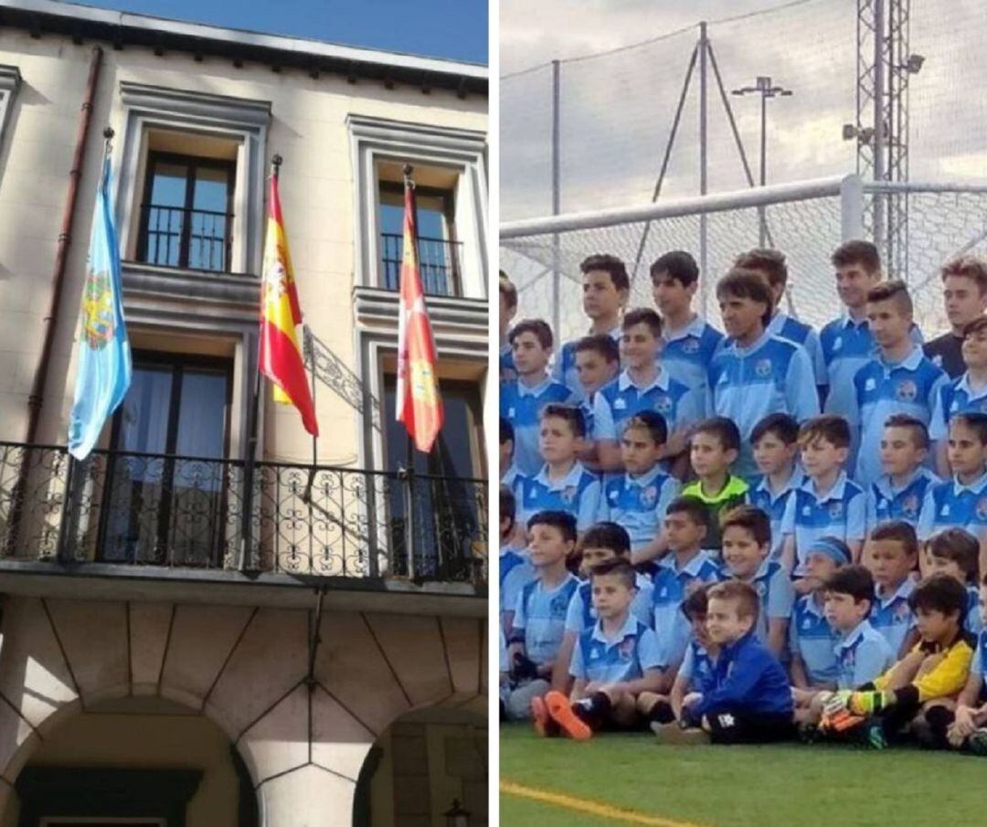 El Ayuntamiento de Aranda de Duero y los integrantes del Aranda Riber.