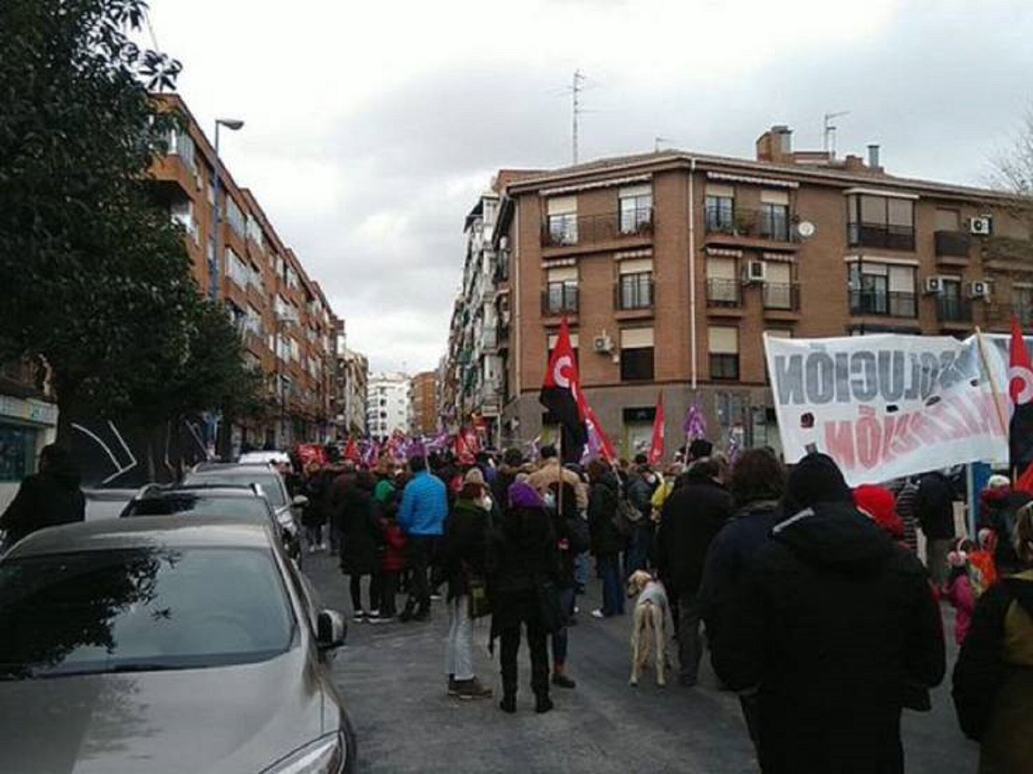 La última manifestación contra el deterioro de los servicios públicos en Leganés se realizó el pasado mes de diciembre.